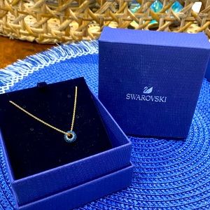Swarovski rose gold pendant
